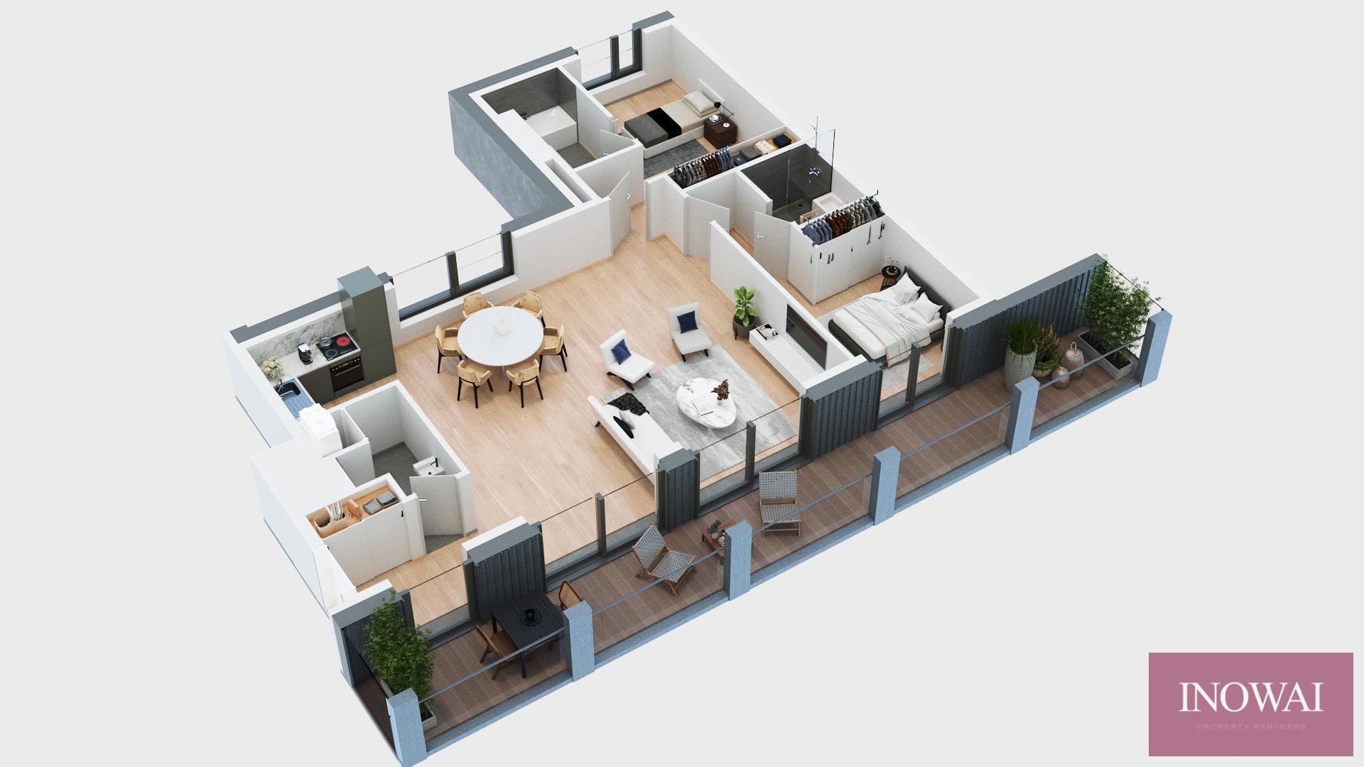 Appartement 2 chambres - projet CANAL 44